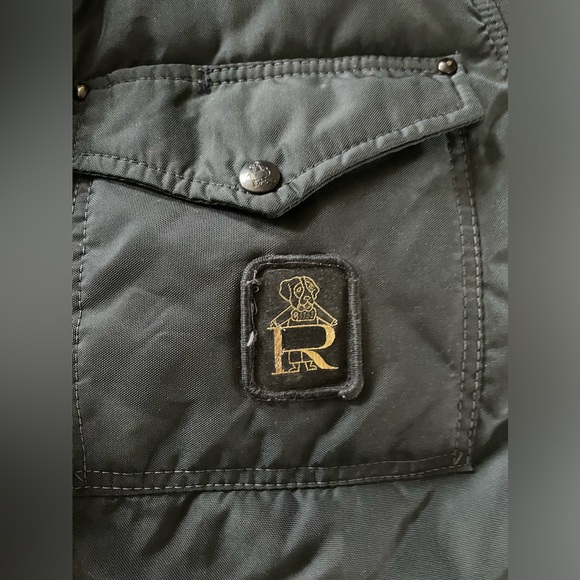 Vintage medium Refrigiwear winter snowsuit blue double zip leg snowmobile ice - Picture 7 of 14